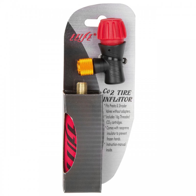 LUFT  Αεραντλία  CO2 Tire inflator -Αμπούλα Co2 refill 16G LUFT  Αεραντλία  CO2 Tire inflator -Αμπούλα Co2 refill 16G