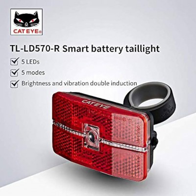 Οπίσθιο Φως smart Cateye tl-ld570-r  Auto Reflex Οπίσθιο Φως smart Cateye tl-ld570-r  Auto Reflex
