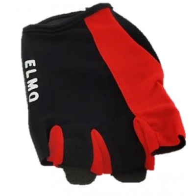 Γάντια Elmo καλοκαιρινά Μαύρο- Κόκκινο  (Large)