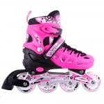 Πατίνια Roller Skates Inline Skates Αυξομειούμενα Black - Roz  size 31-34
