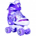 Πατίνια Roller Skates Inline Skates Αυξομειούμενα  4ροδα Λιλά size 31-34