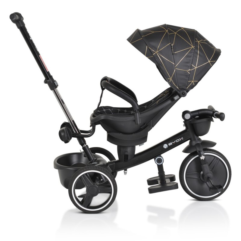 Ποδήλατο Παιδικό BYOX Τρίκυκλο (περιστρεφόμενο κάθισμα Fusion Black)