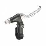 Μανέτες MTB ALHONGA Μαύρο-Νίκελ ALU