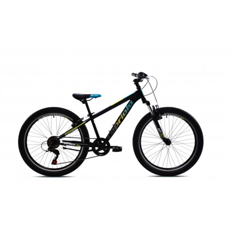 Ποδήλατο Capriolo Oxygen 24'' UNI Black Tirquise