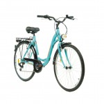 Ποδήλατο Πόλης Woman DHS Citadinne City Bike - 26 inch, L, Turquoise