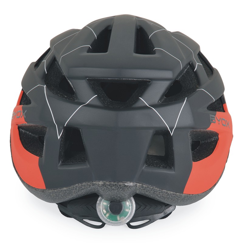 Κράνος ΒΥΟΧ  Bicycle helmet Y48 (54-58) cm black-orange