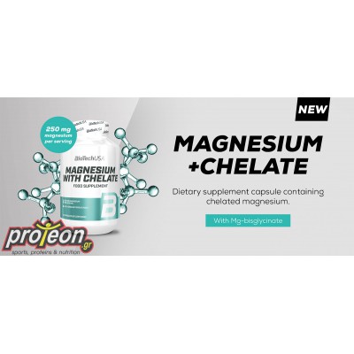 Magnesium - chelate food supplement 60caps Magnesium - chelate food supplement 60caps
