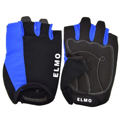Γάντια Elmo καλοκαιρινά Μαύρο- Μπλέ  (Large)