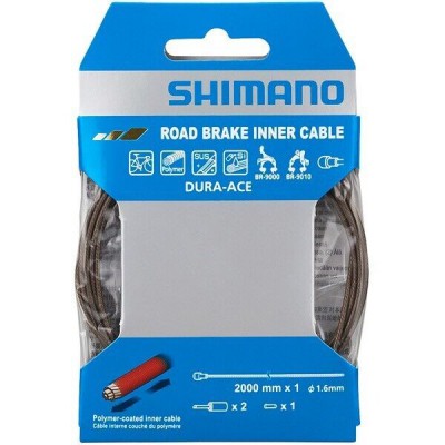 Shimano Road Brake Inner Cable Set Polymer Coated 2000mm x 1.6mm