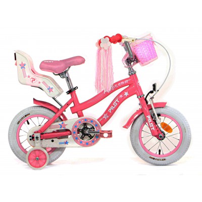   Ποδήλατο  Παιδικό  Pilot Pintera Roz 12αρι  (V - Brake - Front & Rear)