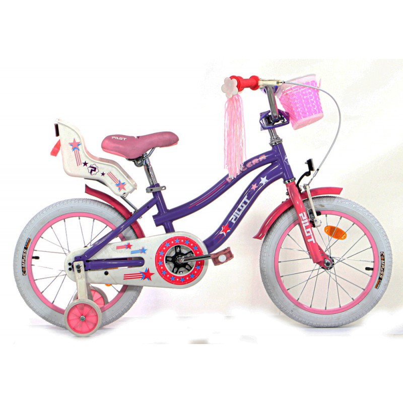 Ποδήλατο  Παιδικό Pilot Pintera Violet 12αρι  (V - Brake - Front & Rear)