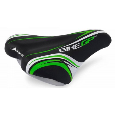 Σέλα Παιδική Bassano  Bike gp3 black-green Σέλα Παιδική Bassano  Bike gp3 black-green