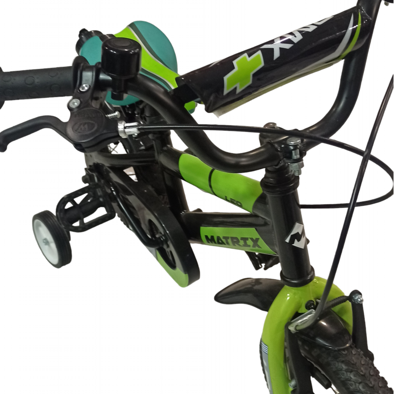 Ποδήλατο  Παιδικό Matrix 12αρι Black- Green v- brake