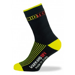 Biotex Calzino Termico Art 1019 Black/Yellow