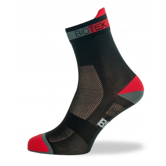 Biotex Calzino Micro-rette Art 1021 Black/Red