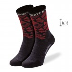 Biotex Calza Merino 1029 Black /Red   40-42