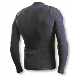 Μακρυμάνικη Μπλούζα Biotex  Warm art BL3 ZIP  Black με τσέπες