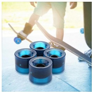 Ανταλλακτικές Ρόδες Skateboard  60mm x 45mm (Blue)