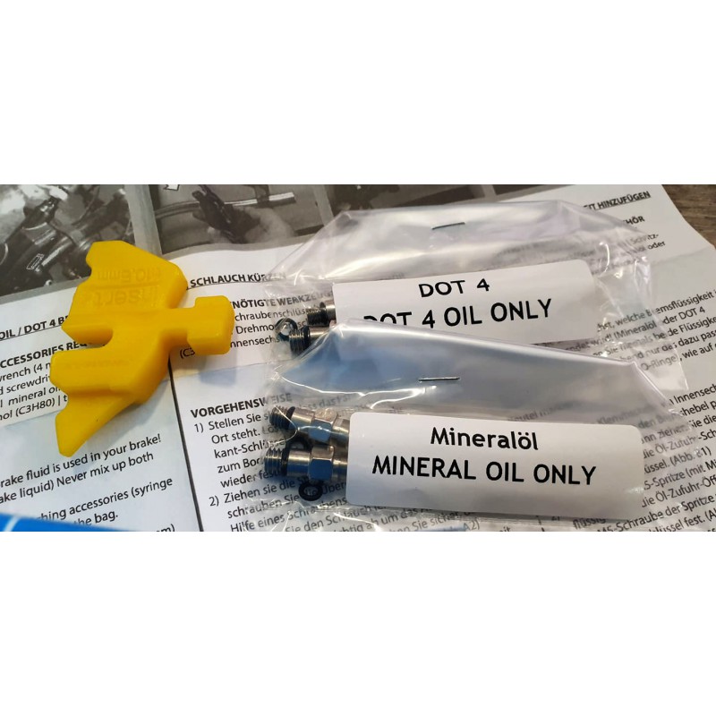 BLEEDING KIT FOR DISC BRAKES M- WAVE (Promax) BLEEDING KIT FOR DISC BRAKES M- WAVE (Promax)