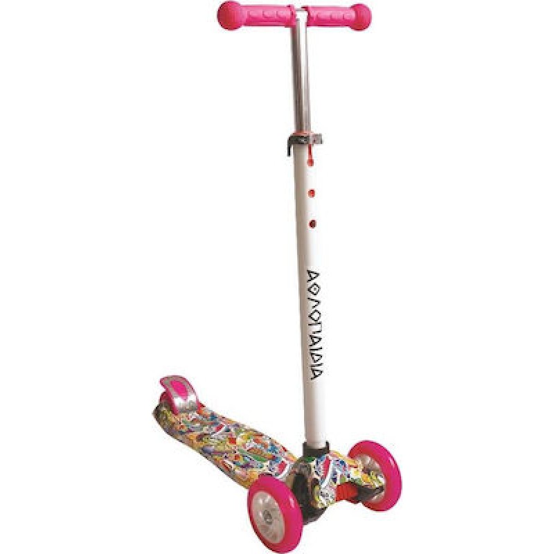 Πατίνια Τρίτροχα ΑΘΛΟΠΑΙΔΙΑ  με φωτιζόμενα ροδάκια (Girls / Boys) Πατίνια Τρίτροχα ΑΘΛΟΠΑΙΔΙΑ  με φωτιζόμενα ροδάκια (Girls / Boys)