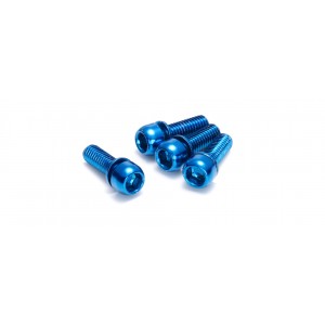  REVERSE Disc Brakes Bolts 4 pcs/set  M6X18mm Blue