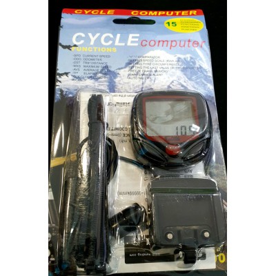 Cycle Compouter Ενσύρματο 15 Functions  3 χρώματα (κόκκινο - μαύρο - πράσινο) Cycle Compouter Ενσύρματο 15 Functions  3 χρώματα (κόκκινο - μαύρο - πράσινο)