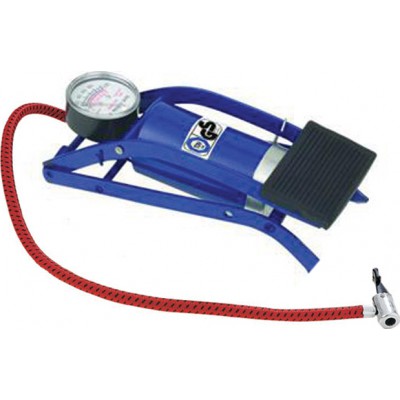 Τρόμπα Δαπέδου Ποδιού Μεταλλική   με Μανόμετρο 100psi  Τρόμπα Δαπέδου Ποδιού Μεταλλική   με Μανόμετρο 100psi