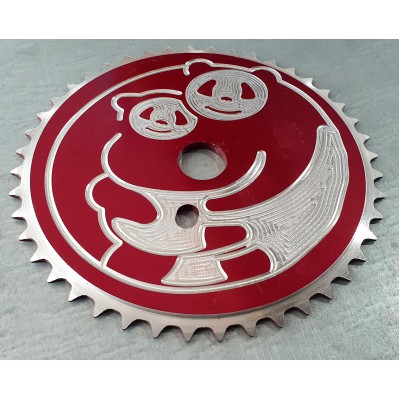 Εμπρόσθιος Δίσκος BMX Αλουμινένιος Μεταλλικός 44 Δόντια κόκκινο Εμπρόσθιος Δίσκος BMX Αλουμινένιος Μεταλλικός 44 Δόντια κόκκινο
