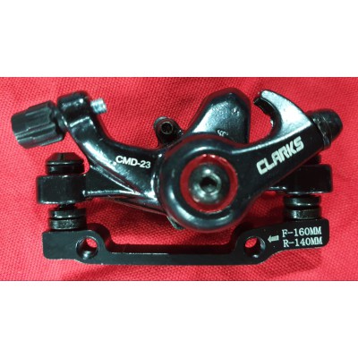 Δαγκάνες/Κάλιπερ CLARKS για μηχανικά Δισκόφρενα με αντάπτορα Front 160mm/Rear 140mm  Δαγκάνες/Κάλιπερ CLARKS για μηχανικά Δισκόφρενα με αντάπτορα Front 160mm/Rear 140mm