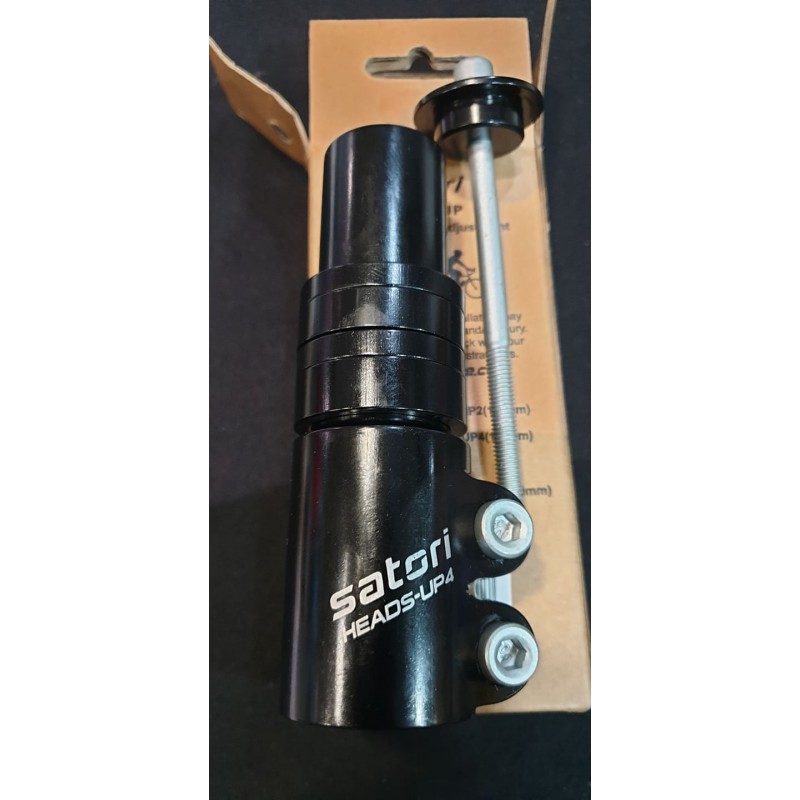 Προέκταση Λαιμού A-Head Satori Easy Up 117mm- HANDLEBAR HEIGHT ADJUSTMENT Προέκταση Λαιμού A-Head Satori Easy Up 117mm- HANDLEBAR HEIGHT ADJUSTMENT