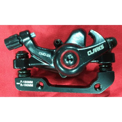 Δαγκάνες/Κάλιπερ CLARKS για μηχανικά Δισκόφρενα με αντάπτορα Front 180mm/Rear 160mm  Δαγκάνες/Κάλιπερ CLARKS για μηχανικά Δισκόφρενα με αντάπτορα Front 180mm/Rear 160mm