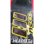 Cartridge Headset-Ποτήρια πιρουνιού NECO  black  1''1/8 H879SW