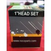 Cartridge Headset-Ποτήρια πιρουνιού NECO  black  1'' (25,4)-Βιδωτό