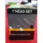 Cartridge Headset-Ποτήρια πιρουνιού NECO  black  1'' (25,4)-Βιδωτό