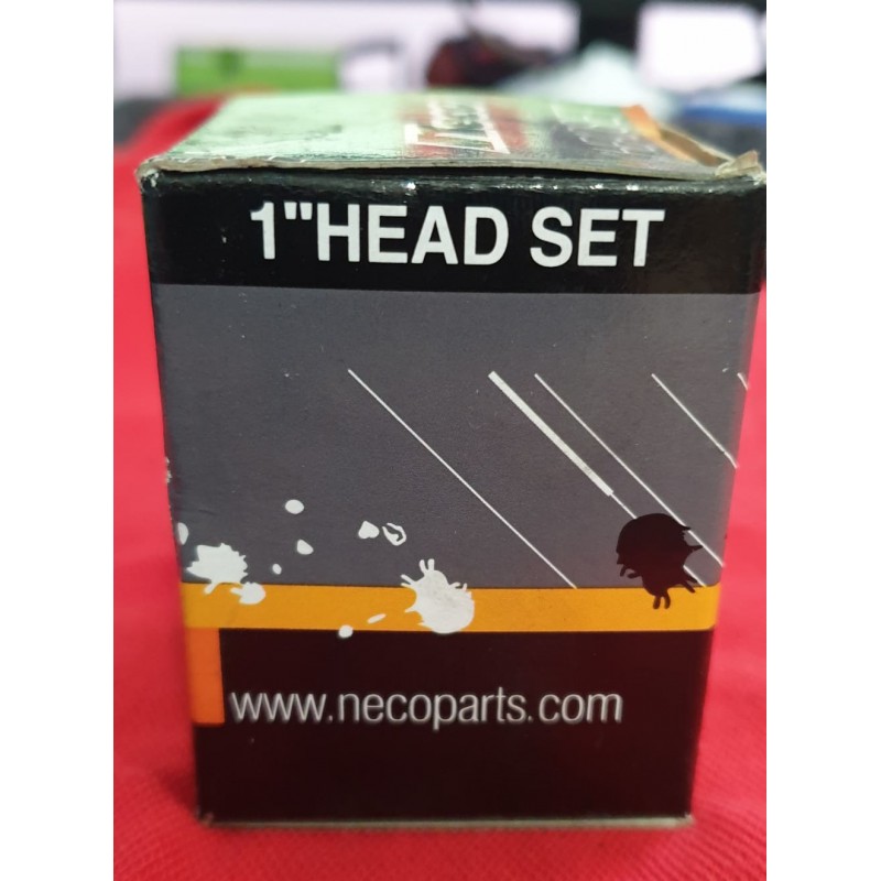 Cartridge Headset-Ποτήρια πιρουνιού NECO  black  1'' (25,4)-Βιδωτό