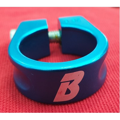ΒULLET Κολάρο παλουκόσελου 28,6mm  BMX βίδα blue ΒULLET Κολάρο παλουκόσελου 28,6mm  BMX βίδα blue