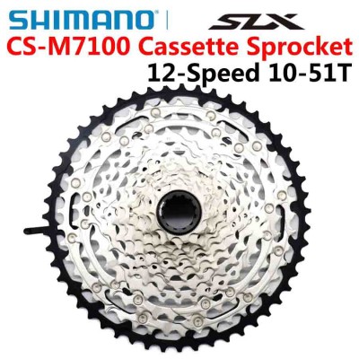 Κασέτα Shimano SLX  12sp CS-M7100  10-51T MTB cassete sprocket Κασέτα Shimano SLX  12sp CS-M7100  10-51T MTB cassete sprocket