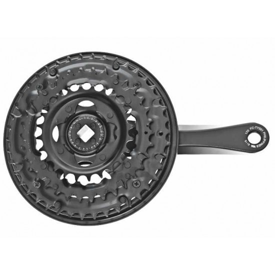 Δισκοβραχίoνας Shimano FC-TY501 Black 170mm 42-34-24T 3X 6-7-8 Speed