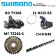 Ελεύθερο  Shimano MF-TZ500 6  speed multi free wheel