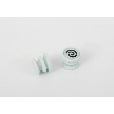 Bikeribbon End Plugs white silicone Bikeribbon End Plugs white silicone