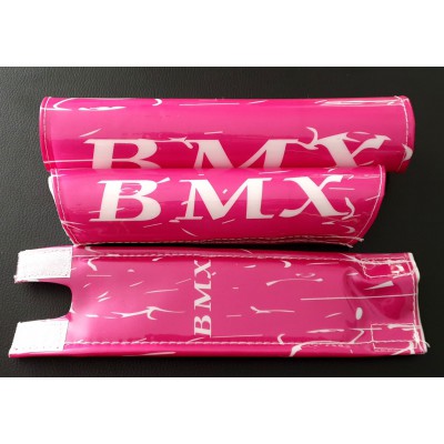 Προστατευτικό Σετ Παιδικού Ποδηλάτου  ροζ-λευκό Προστατευτικό Σετ Παιδικού Ποδηλάτου  ροζ-λευκό