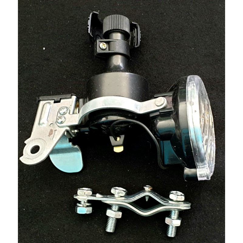 Φανάρι  Δυναμού  Εμπρόσθιο και Δυναμό 6V-2.5W Σετ με βάση στήριξης Μαύρο  Φανάρι  Δυναμού  Εμπρόσθιο και Δυναμό 6V-2.5W Σετ με βάση στήριξης Μαύρο