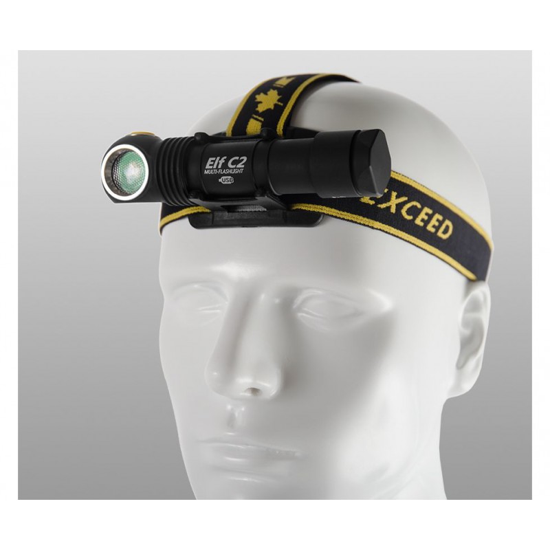 Εμπρόσθιο Φως-Φως κεφαλής  Armytek Elf C2 Micro-USB XP-L White Εμπρόσθιο Φως-Φως κεφαλής  Armytek Elf C2 Micro-USB XP-L White