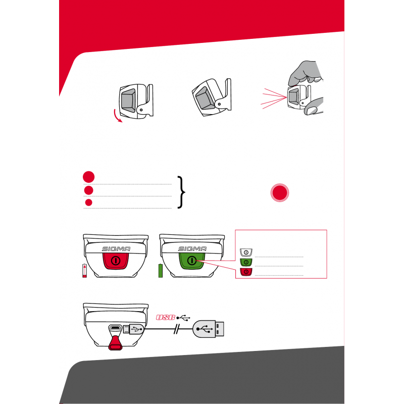 Εμπρόσθιο Φως Κεφαλής Sigma Headled II 180lms Εμπρόσθιο Φως Κεφαλής Sigma Headled II 180lms