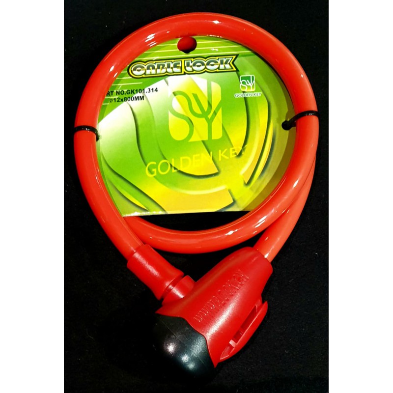 Κλειδαριά Golden key art GK101.314  12X800mm red