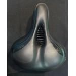 Σέλα GEL με Ελατήρια Εξωτερικά Φαρδιά για city bike μαύρη