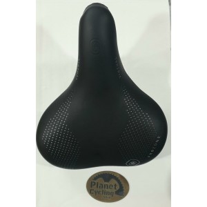 Σέλα Bassano PROZONE VIRTUAL Φαρδιά (20cm) με τρύπα black