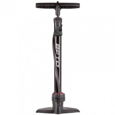 Τρόμπα δαπέδου BETO Alloy floor pump AV/FV black με μανόμετρο Τρόμπα δαπέδου BETO Alloy floor pump AV/FV black με μανόμετρο