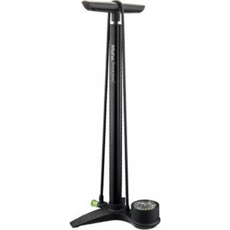 Τρόμπα δαπέδου BIRZMAN Maha Push & Twist MTB II pump AV/FV black με μανόμετρο 120psi/9bar