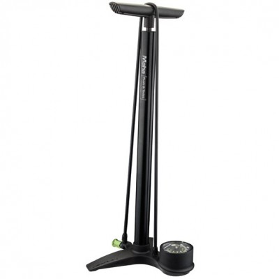 Τρόμπα δαπέδου BIRZMAN Maha Push & Twist V pump AV/FV black με μανόμετρο 220psi/16bar Τρόμπα δαπέδου BIRZMAN Maha Push & Twist V pump AV/FV black με μανόμετρο 220psi/16bar